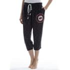 Women's Concepts Sport Arkansas Razorbacks Backboard Capri Pants, Size: Large, Grey (charcoal)