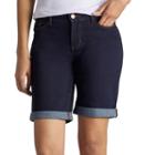 Women's Lee Gunnison Bermuda Jean Shorts, Size: 16 Avg/reg, Dark Blue