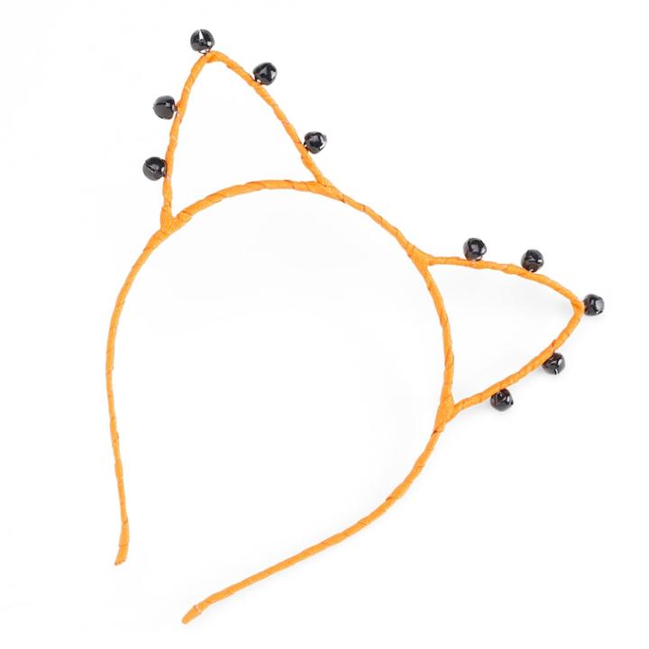 Halloween Bell Cat Ears Headband, Women's, Multicolor