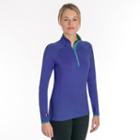 Women's Snow Angel Veluxe Quarter-zip Top, Size: Medium, Med Purple