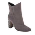American Glamour By Badgley Mischka Adalia Women's High Heel Ankle Boots, Size: Medium (9.5), Grey