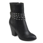 Journee Collection Larkyn Women's Ankle Boots, Size: Medium (11), Black