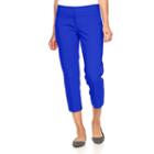 Women's Apt. 9&reg; Torie Modern Fit Capri Dress Pants, Size: 0, Blue