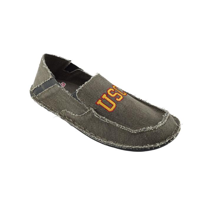 Men's Usc Trojans Cazulle Canvas Loafers, Size: 8, Brown