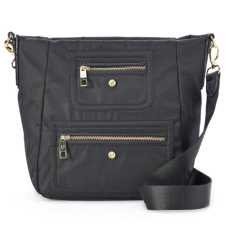 Utiliti By Rosetti Double Up Crossbody Bag, Women's, Black
