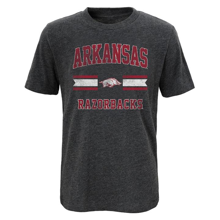 Boys 4-18 Arkansas Razorbacks Player Pride Tee, Size: 12-14, Grey
