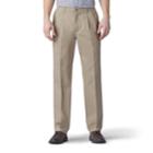Men's Lee Total Freedom Relaxed-fit Comfort Stretch Pants, Size: 33x29, Beig/green (beig/khaki)