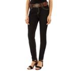 Juniors' Wallflower Ellie Luscious Curvy Skinny Jeans, Girl's, Size: 3, Blue (navy)