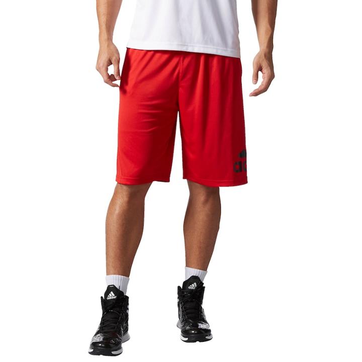 Big & Tall Adidas Crazylight Shorts, Men's, Size: L Tall, Med Red