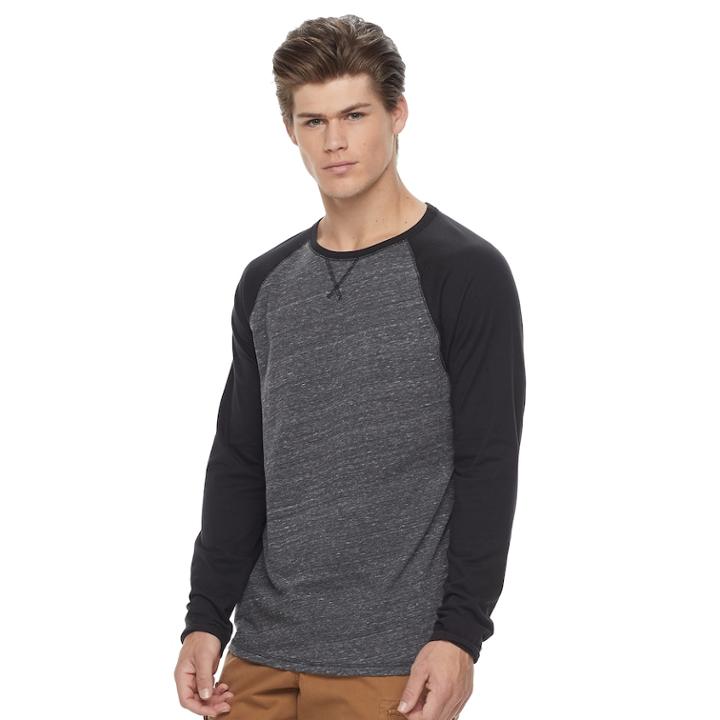 Men's Urban Pipeline Ultimate Baseball Tee, Size: Xl, Dark Grey