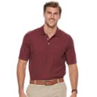 Big & Tall Croft & Barrow&reg; Classic-fit Easy-care Performance Pique Polo, Men's, Size: 4xlt, Dark Red