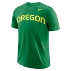 Men's Nike Oregon Ducks Wordmark Tee, Size: Large, Green