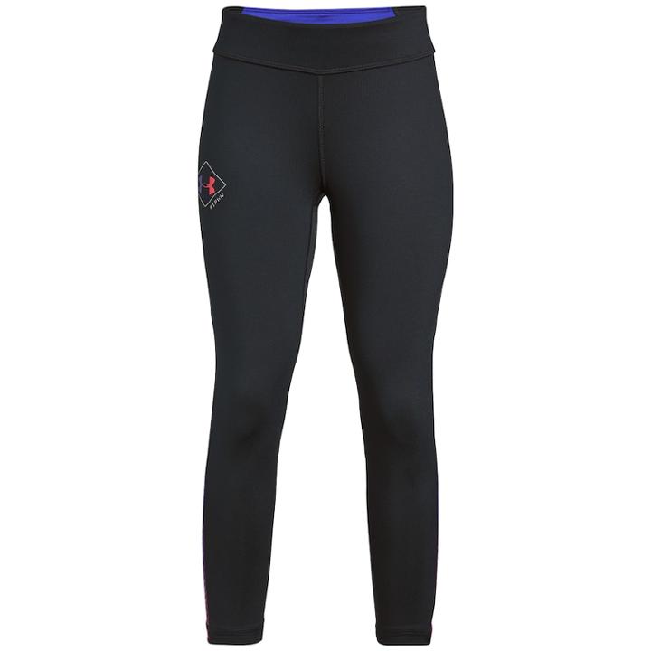 Girls 7-16 Under Armour She Plays We Win Finale Pieced Capri Leggings, Size: Xl, Black