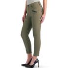 Women's Rock & Republic&reg; Kashmiere Sateen Crop Skinny Pants, Size: 8, Green