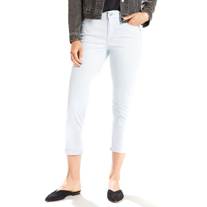 Women's Levi's Classic Crop Jeans, Size: 29(us 8)m, Blue