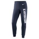 Men's Nike Michigan Wolverines Stadium Pants, Size: Medium, Blue (navy)
