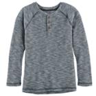 Boys 4-7x Sonoma Goods For Life&trade; Raglan Thermal Henley, Size: 5, Dark Blue