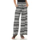 Juniors' Joe B Challis Tie Front Wide-leg Pants, Teens, Size: Small, White