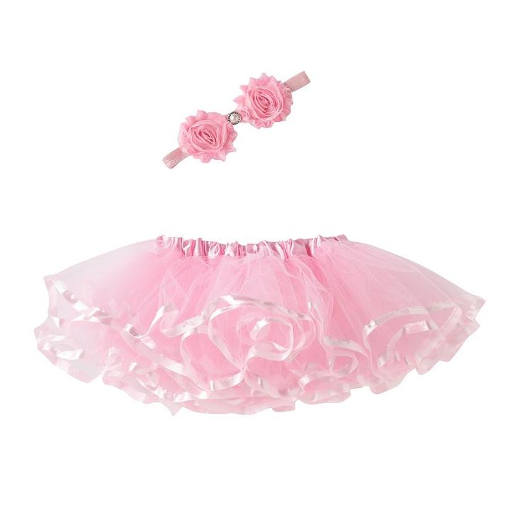 Girls 4-6x Rosette Headwrap & Tutu Set, Girl's, Multicolor