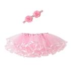 Girls 4-6x Rosette Headwrap & Tutu Set, Girl's, Multicolor