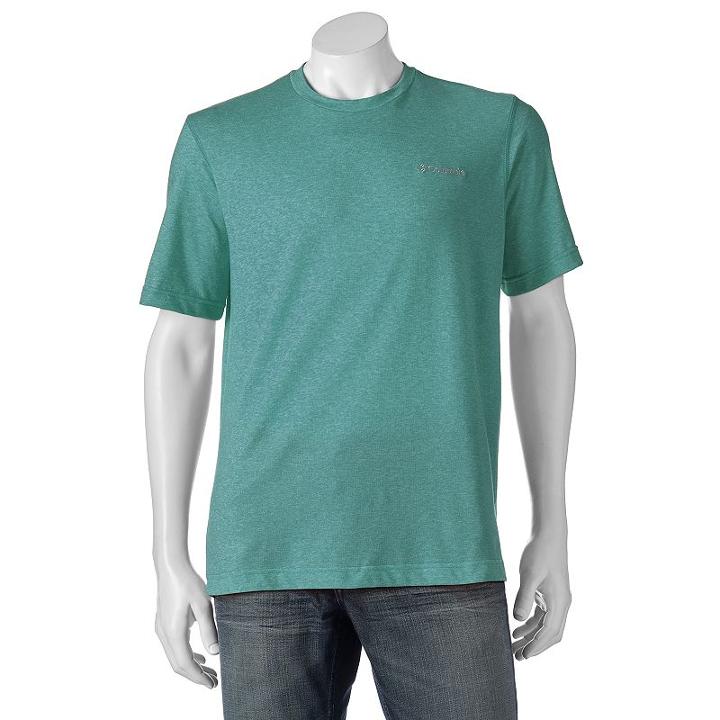 Men's Columbia Omni-wick Pacific Ridge Tee, Size: Small, Med Blue