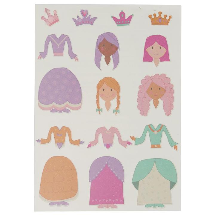 Mix & Match Princess Temporary Tattoo Kit, Multicolor
