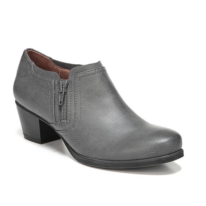 Naturalsoul By Naturalizer Kasta Women's Ankle Boots, Size: Medium (7), Dark Grey