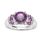 Sterling Silver Amethyst Ring, Women's, Size: 9, Purple