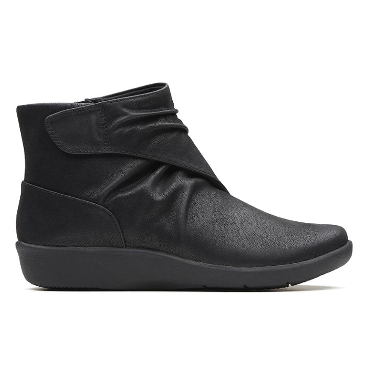 Clarks Cloudsteppers Sillian Tana Women's Ankle Boots, Size: 9 Wide, Light Grey