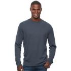 Men's Croft & Barrow&reg; Classic-fit Stretch Performance Crewneck Tee, Size: Large, Blue (navy)