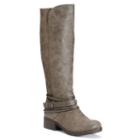So&reg; Women's Overlay Riding Boots, Girl's, Size: Medium (6), Grey