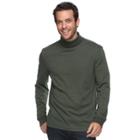Men's Croft & Barrow&reg; Classic-fit Turtleneck, Size: Small, Dark Green
