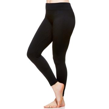 Women's Hottotties By Terramar Knitted Fleece Leggings, Size: Small, Grey (charcoal)