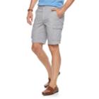 Men's Apt. 9&reg; Regular-fit Stretch Cargo Shorts, Size: 36, Med Grey