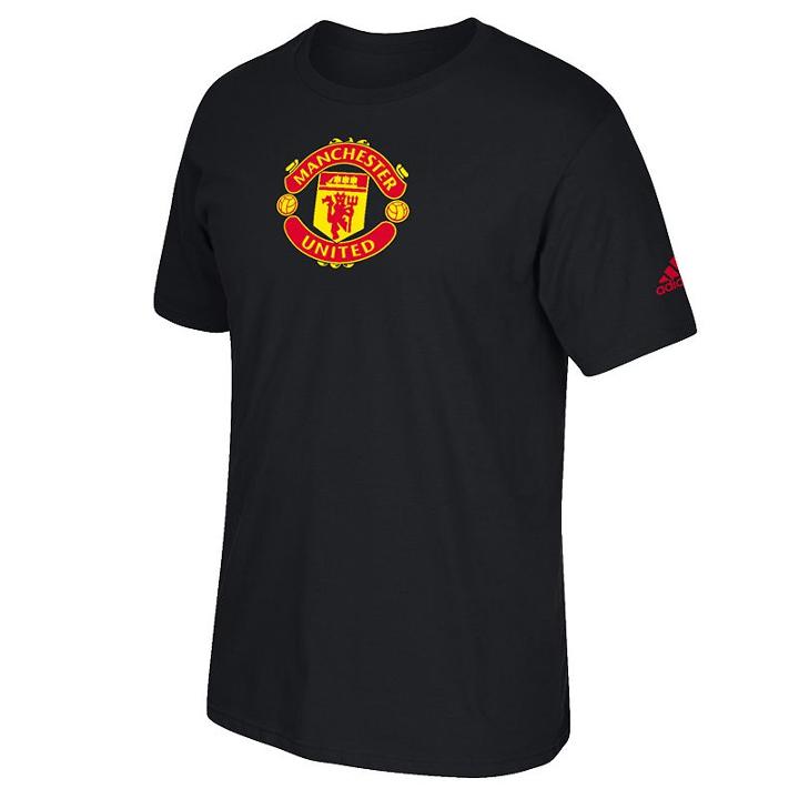 Men's Adidas Manchester United Go-to Climalite Tee, Size: Xxl, Black