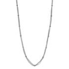 Simply Vera Vera Wang Two Tone Chain Long Station Necklace Necklace, Women's, Black
