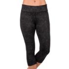 Women's Jockey Sport Marled Capri Workout Leggings, Size: Small, Oxford