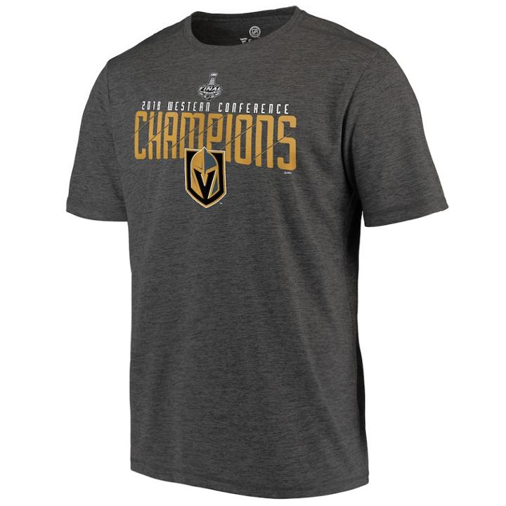 Men's Vegas Golden Knights 2018 Stanley Cup Playoffs Penalty Box Tee, Size: Xl, Dark Grey
