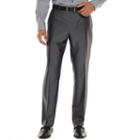 Men's Apt. 9&reg; Extra-slim Herringbone Gray Suit Pants, Size: 34x34, Grey