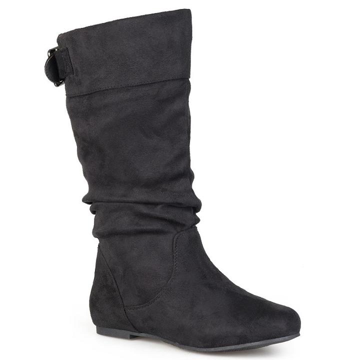 Journee Collection Shelley Women's Boots, Girl's, Size: Medium (8.5), Black
