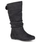 Journee Collection Shelley Women's Boots, Girl's, Size: Medium (8.5), Black