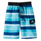 Boys 8-20 Adidas Go On Stripe Board Shorts, Boy's, Size: Xl(18/20), Blue (navy)