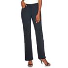 Women's Dana Buchman Straight-leg Dress Pants, Size: 14, Black