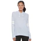 Juniors' So&reg; Striped Sleeve Hoodie, Teens, Size: Small, Lt Purple