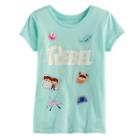 Girls 7-16 Star Wars Rebel Glitter Graphic Tee, Size: Large, Lt Green