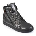 Journee Collection Women's High-top Sneakers, Girl's, Size: 7.5, Black