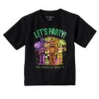 Boys 4-7 Five Nights At Freddy's Let's Party Graphic Tee, Size: L(7), Black