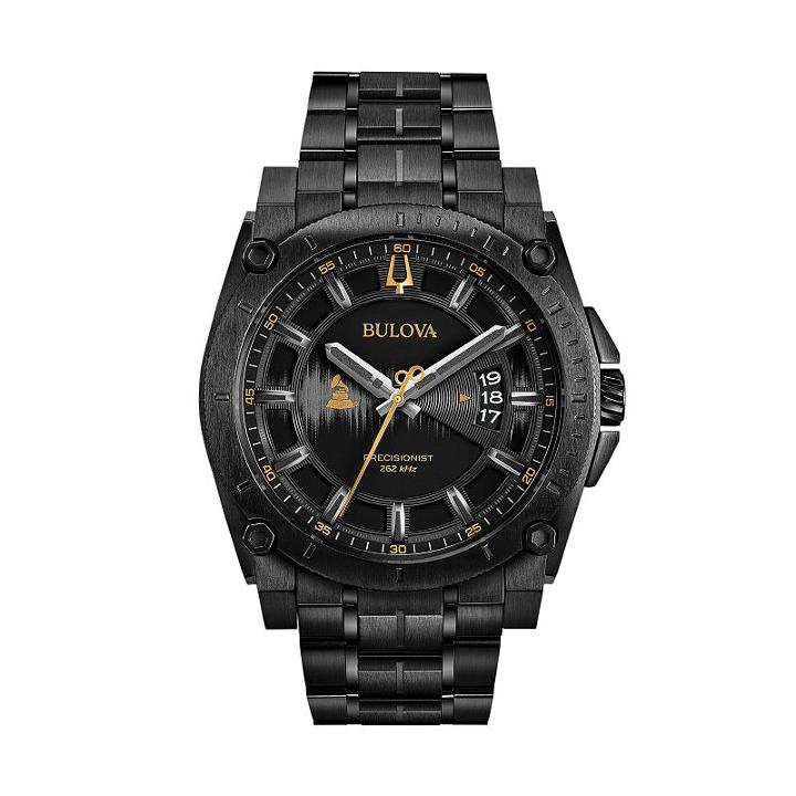 Bulova Men's Grammy&reg; Awards Special Edition Precisionist Stainless Steel Watch - 98b295, Black
