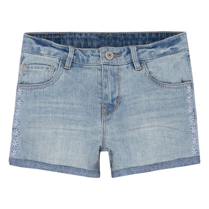 Girls 7-16 Levi's Embroidery Shorty Jean Shorts, Girl's, Size: 16, Light Blue