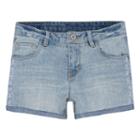Girls 7-16 Levi's Embroidery Shorty Jean Shorts, Girl's, Size: 16, Light Blue